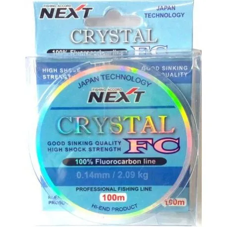 Леска флюорокарбон CRYSTAL FC 100m 0.47mm 13.91кг